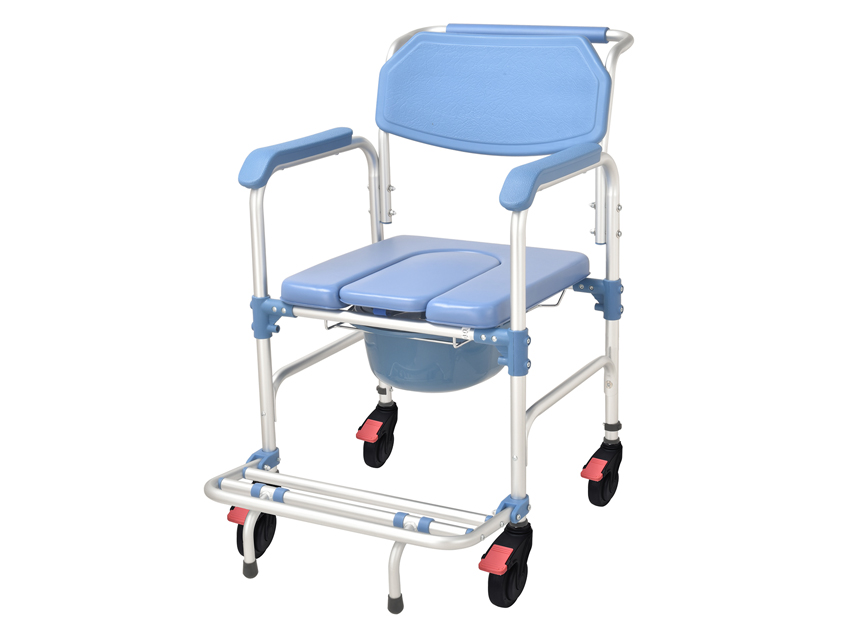 GIMA - Blue Commode Wheelchair