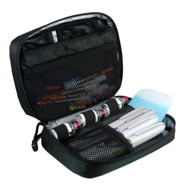 Insulated Diabetes Organizer - Svört