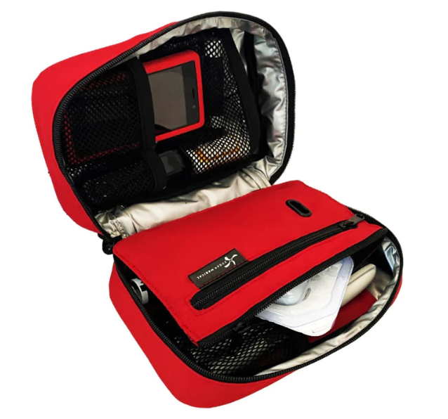 Insulated Diabetes Organizer - Red