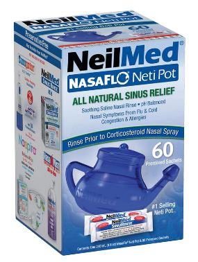 NeilMed NasaFlo NetiPot - 60 sac