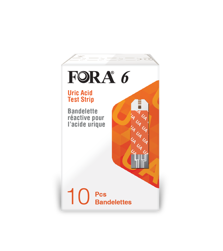 [FORA-6-UA] FORA 6 Þvagsýrustrimlar (10 stk/box)